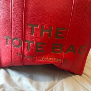 Marc Jacobs Bold Red Tote Bag